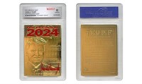 23K Gold Donald Trump Card