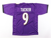 Autographed Justin Tucker Jersey