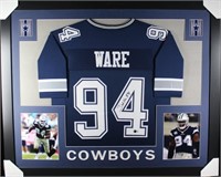 Autographed Demarcus Ware Custom Framed Jersey