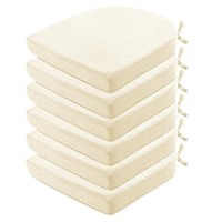 Wellsin Chair Cushions for Dining Chairs 6 Pack -