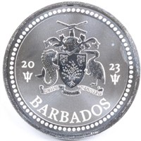 2023 Silver 1oz Barbados Trident