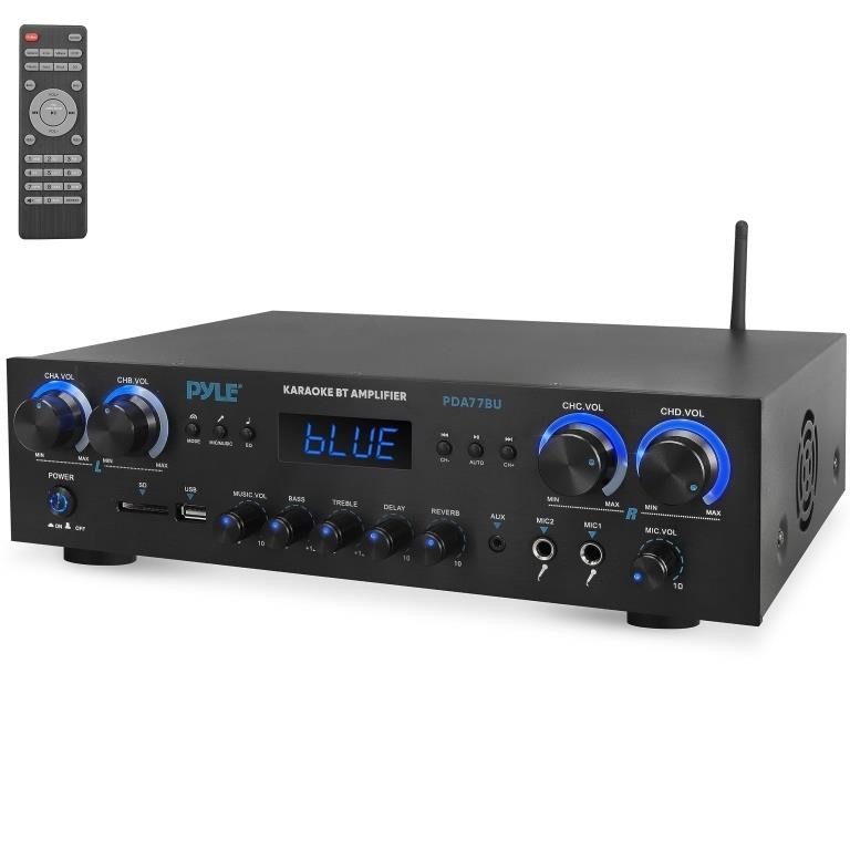 Pyle Bluetooth Home Audio Theater Amplifier