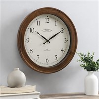 FirsTime & Co. Walnut Garrison Wall Clock,