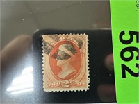 #178 1875 ISSUE STAMP W CIRCLE CANCEL