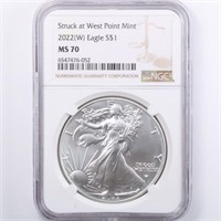 2022-(W) Silver Eagle NGC MS70