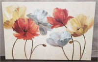 Pretty Canvas Print of Poppies by Nan. 35.5"x23.5"