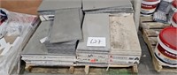 Pallet of mixed Gray and other tile