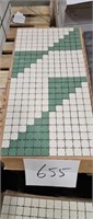 Five boxes of patterned mosaic tile