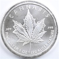 Silver 1oz Cannabis