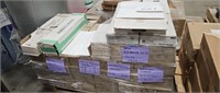 Pallet of mixed wall tile