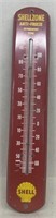 Shell zone advertising thermometer