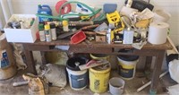 Work bench with contents. Buyer takes what they