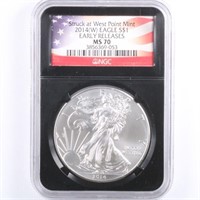 2014-(W) Silver Eagle NGC MS70