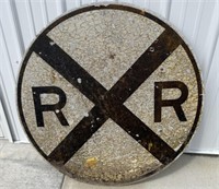 Railroad sign 35 1/2 "