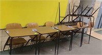 School desks 7 total.
