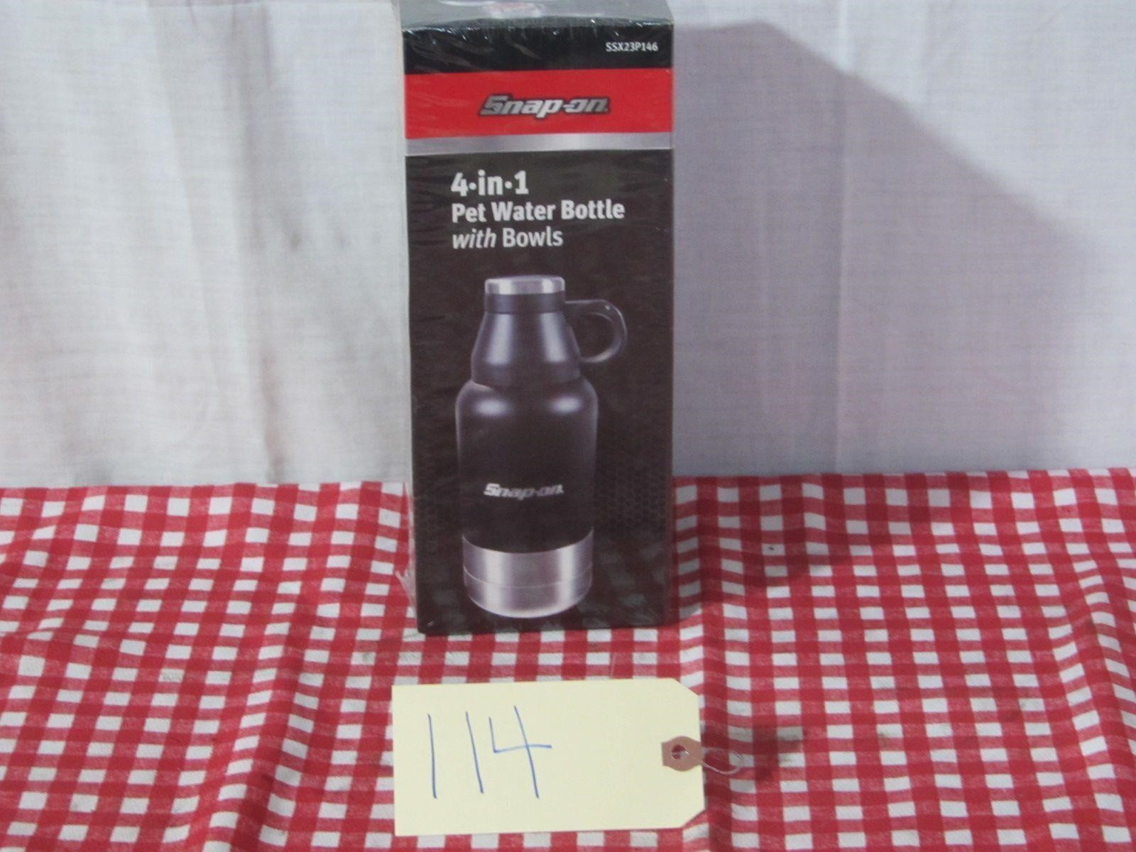 Snap On SSX23P146 4-In-1 Pet Water Bottle w/ Bowls