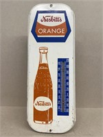 NESBITTS orange soda advertising thermometer