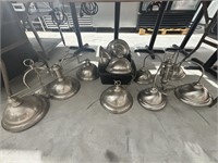 All S.S. Complete Dining Lighting (16) pcs