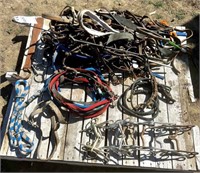 Pallet Lot of Horse Tack