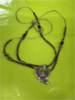 Eagle turquoise necklace