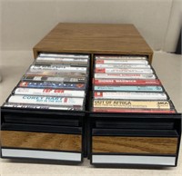 Cassette case w/cassettes featuring The Beach