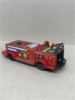 Tin toy fire truck