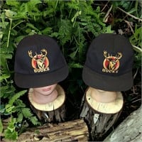 2 Vintage Bucks Hat/Caps - Buck The System
