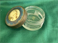 Vintage cosmetic jar
