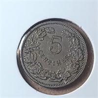 Luxembourg 5 Centimes Guillaume IV William IV
