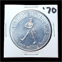 1970 Johnnie Walker Red Scotch Coin