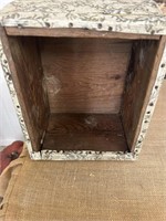 Vintage handmade shadow box