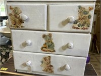 Vintage doll chest