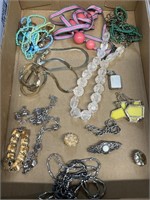 Costume jewelry necklaces and bracelets