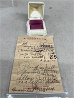 A. ELLMAN and company ring box with original