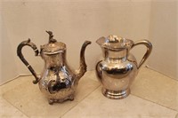 Coffeepot & pitcher