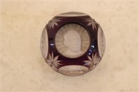Baccarat Cameo paperweight