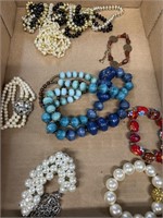 Beaded bracelets and necklace