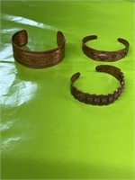 Copper cuff bracelets bell trading post hallmark