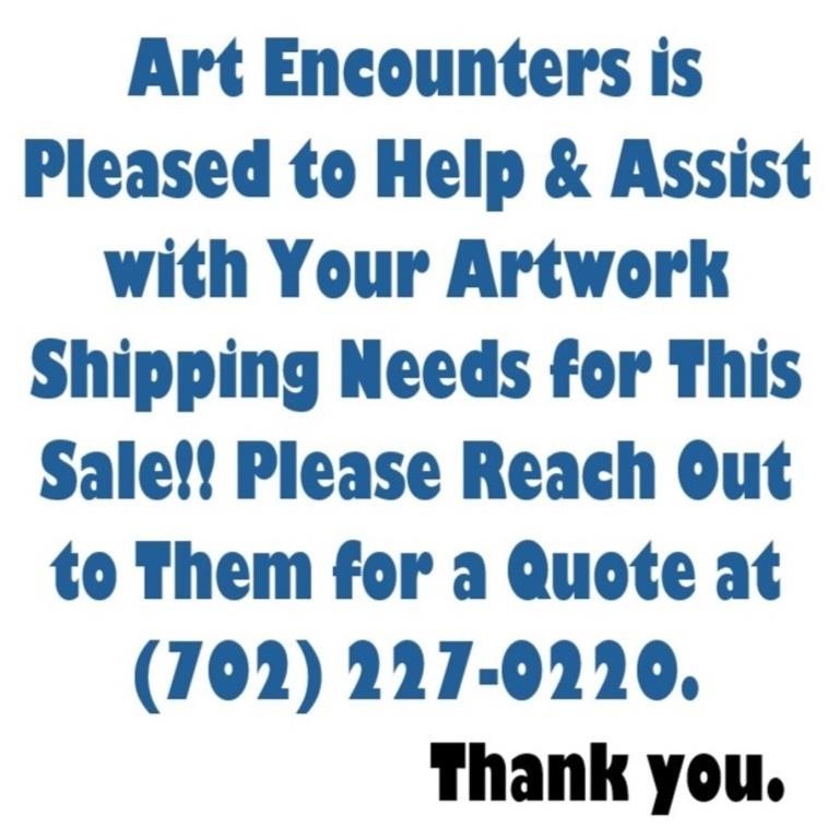 Fri.@12pm- Art Encounter Gallery Inv. Reduction Auction 4/19