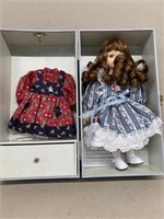 First impression doll with carrying box