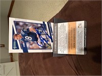 Peyton Manning Signed Card w/COA