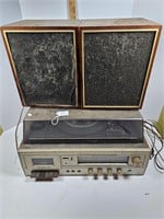 Retro Realistic Stereo/Turntable System (untested)