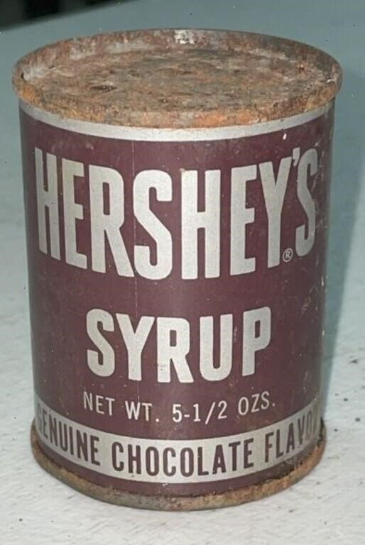 Unopened Hershey’s Syrup Can, Exp. 1981