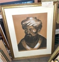 1937 Original Charcoal Painting by Milton Cooper