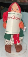 1985 Annalee Holiday Girl Caroler Doll