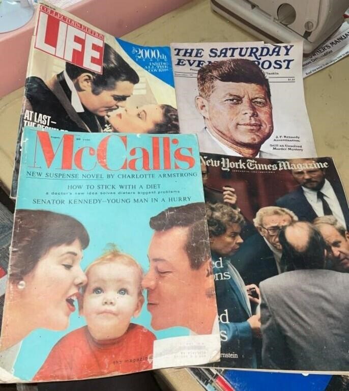 Magazine Lot of Five, Life/McCall's/Saturday Post