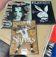 (3) Magazines: Sports Illustrated Saints