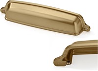 6 Pack 5 in Brushed Satin Brass Cabinet Cup Pulls
