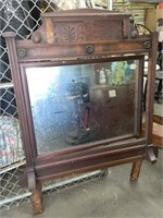 Victorian Eastlake Walnut Dresser Mirror Only