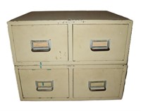2 Cole Steel index card file cabinets